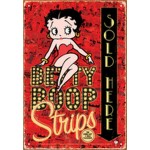 Betty Boop Tin Sign (comic) Strips Sold Here Design